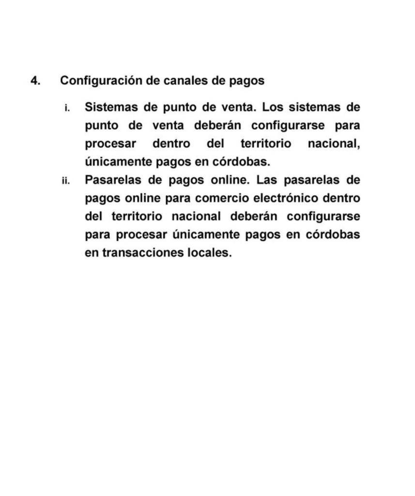 Así funcionará el uso obligado del córdoba en las operaciones financieras de Nicaragua a partir de 2025 